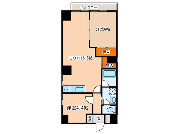 ハイム浅野の物件間取画像